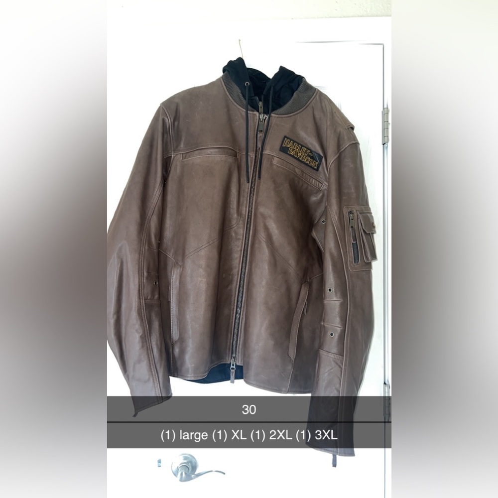 BNWT Harley Davidson 3n1 Leather Jacket